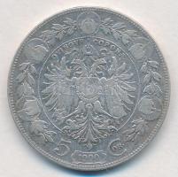 Ausztria 1900. 5K Ag "Ferenc József" T:2-,3 
Austria 1900. 5 Corona Ag "Franz Joseph...