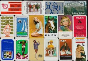 1974 20 db reklámos kártyanaptár