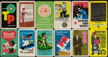 1967 12 db reklámos kártyanaptár