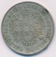 1839E 20kr Ag "V. Ferdinánd" (6,65g) T:2,2- ph. 
Huszár: 2084., Unger III.: 1421.b