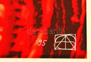 Olvashatatlan jelzéssel: Hálok. Computer print, karton, 51×35 cm