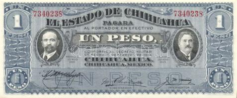 Mexikó/Chihuahua 1915. 1P T:I