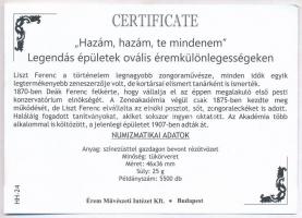 DN "Hazám, hazám, te mindenem / Legendás épületek - Liszt Ferenc / Liszt Ferenc Zeneművészeti E...