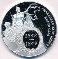 DN "A szabadságharc képes krónikája - Világosi fegyverletétel" ezüstözött, multicolor Cu-Z...