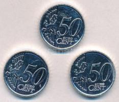 2002- 50c ezüstözött Cu-Ni (3xklf) "Nagy Magyarok / Neumann János, Gábor Dénes, IV. Károly"...