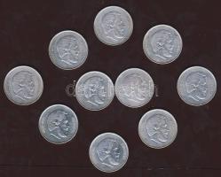 1947. 5Ft Ag (10x) "Kossuth" T:2,2/3