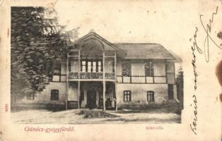 1905 Gánóc-gyógyfürdő, Gánovce Kúpele, Gansdorf; Kelet Villa (EK)