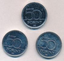 1992- 50Ft ezüstözött Cu-Ni (3xklf) "Nagy Magyarok / Hajós Alfréd, Deák Ferenc, Széchenyi Istvá...