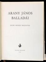 Arany János balladái. Zichy Mihály rajzaival. Bp., 1959, Magyar Helikon. Kiadói félvászon-kötés, sza...