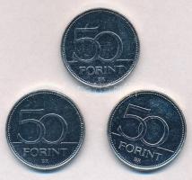1992- 50Ft ezüstözött Cu-Ni (3xklf) "Nagy Magyarok / Bethlen Gábor, Kazinczy Ferenc, Dobó Istvá...