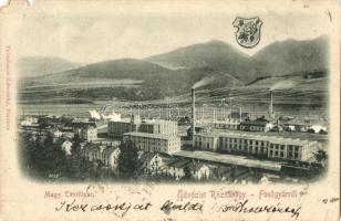 1899 Rózsahegy, Ruzomberok; Magyar Textilipar fonógyár. Zsiwotzky Ferenc / textile factory, spinning mill (b)