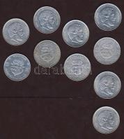 1947. 5Ft Ag (10x) "Kossuth" T:2,2/3