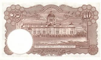 Thaiföld 1953-56. 1B, 5B, 10B, 20B, 100B komplett sor! Sign.41,44. T:I