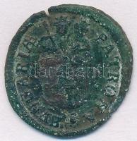 1706K-B Rézpoltúra "II. Rákóczi Ferenc" (2,35g) T:3
Hungary 1706. Poltura "Francis I...