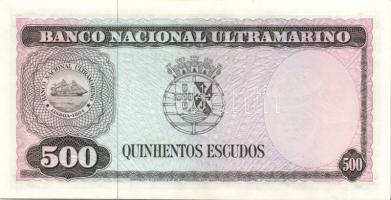 Timor 1963-67. 20Esc, 50Esc, 100Esc, 500Esc egy kivételével komplett sor!  T:I