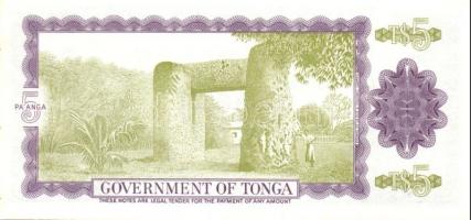 Tonga 1989.3.15. 5P T:I