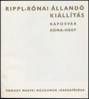 Rippl-Rónai állandó kiállítás. Kaposvár. Róma-hegy. Kaposvár, é.n., Somogy-megyei Nyomdaipari Vállal...