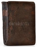 Hübner János: Száz és négy válogatott Biblia-béli históriák. Debrecen, 1792. Restaurált címlappal, k...
