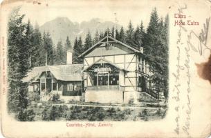 1905 Tátralomnic, Tatranska Lomnica; Turista szálló / Hotel Touristen (fa)