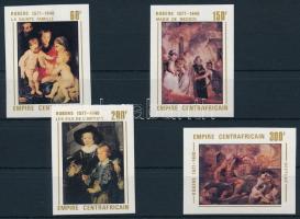 Rubens paintings imperforate set, Rubens festmények vágott sor