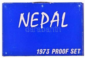 Nepál 1973. 1p-1R (7xklf) forgalmi sor eredeti dísztokban T:PP
Nepal 1973. 1 Paisa - 1 Rupee (7xdif...