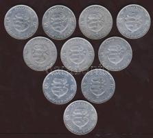 1947. 5Ft Ag (10x) "Kossuth" T:2,2/3