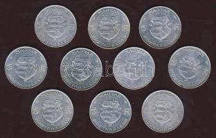 1947. 5Ft Ag (10x) "Kossuth" T:2,2/3