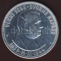 Szlovákia 1944. 50K Ag "Tiso" T:2/2+ pici ph