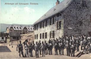 Bondone (Südtirol) Militärlager und Schiessplatz / Military base, shooting range, Austro-Hungarian soldiers