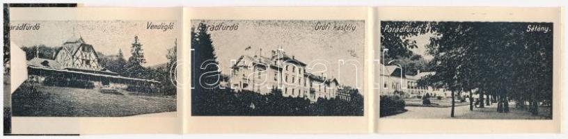 Parádfürdő. leporellolap