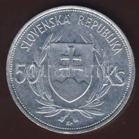 Szlovákia 1944. 50K Ag "Tiso" T:2/2+