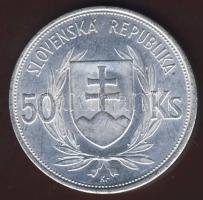Szlovákia 1944. 50K Ag "Tiso" T:2/2+