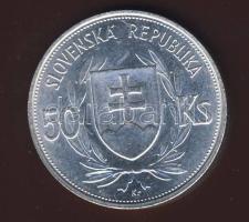 Szlovákia 1944. 50K Ag "Tiso" T:2/2+