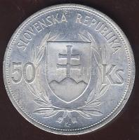 Szlovákia 1944. 50K Ag "Tiso" T:2/2+