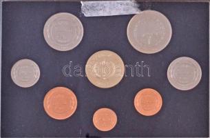 Jordánia 1985. 1f-1D (8xklf) forgalmi sor eredeti dísztokban T:PP
Jordan 1985. 1 Fils - 1 Dinar (8x...