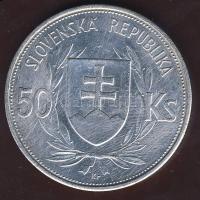Szlovákia 1944. 50K Ag "Tiso" T:2/2+