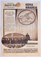 1939. Magyar Élet Mozgalom aranyozott, sorszámozott fém kitűző (22mm) + Duna-Tiszaközi Nagykőrösi Hírlap Képes Hiradója, 1939. jan.15. [XVI. évf. 5. sz.] T:1-