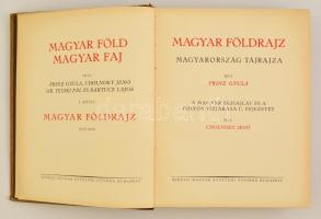 Bartucz Lajos et al.: Magyar föld, magyar faj. 1-3. köt.  Magyar Földrajz I.-III. Bp.,én., Kir. Magy...