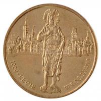 Lengyelország 2000. 2Zl sárgaréz Wroclawia 1000. évfordulója T:1,1- Poland 2000. 2 Zlote Brass 1000th Anniversary Wroclawia C:UNC,AU  Krause Y#389