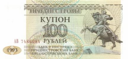 Transnistria 1993-94. 1R, 5R, 10R, 50R, 100R, 200R, 500R, 1000R, 5000R komplett sor! T:I