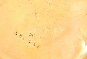 Arany (Au.) 14K zsebóra, jelzés nélkül, sérült, nem működik, bruttó 69,6 g