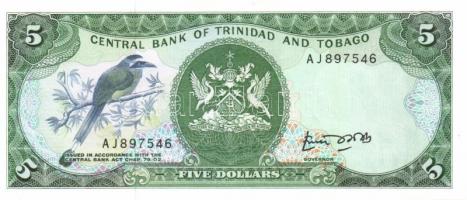 Trinidad & Tobago 1985. 1$, 5$, 10$, 20$, 100$ komplett sor! Sign.4 T:I