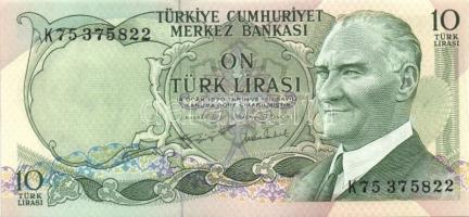 Törökország 1970-82. 5L, 10L, 20L, 50L, 100L, 500L, 1000L egy kivételével komplett sor! T:I