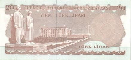 Törökország 1970-82. 5L, 10L, 20L, 50L, 100L, 500L, 1000L egy kivételével komplett sor! T:I