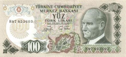 Törökország 1970-82. 5L, 10L, 20L, 50L, 100L, 500L, 1000L egy kivételével komplett sor! T:I