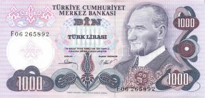 Törökország 1970-82. 5L, 10L, 20L, 50L, 100L, 500L, 1000L egy kivételével komplett sor! T:I