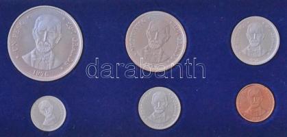 Dominikai Köztársaság 1976. 1c-1P (6xklf) forgalmi sor dísztokban T:1,1- Dominican Republic 1976. 1 Centavo - 1 Peso (6xdiff) coin set in case C:UNC,AU