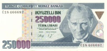 Törökország 1992. 250.000L T:I