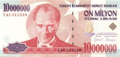 Törökország 1999. 10.000.000L T:I