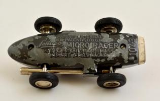 Schuco Micro Racer fém kisautó, kopásnyomokkal, 10×5×4 cm